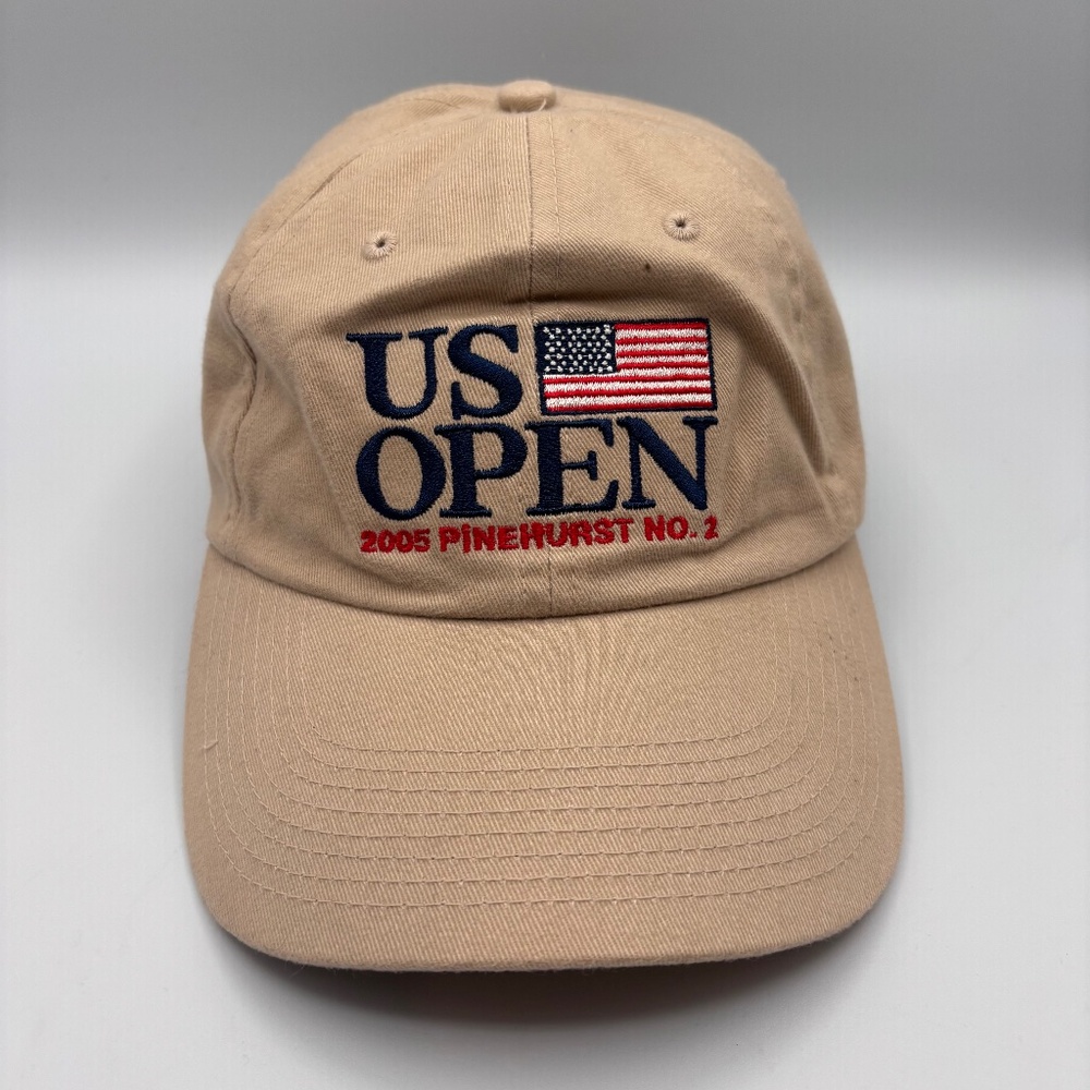 Vintage US Open United States Open Golf 2005 Pinehurst No.2 American Flag Hat